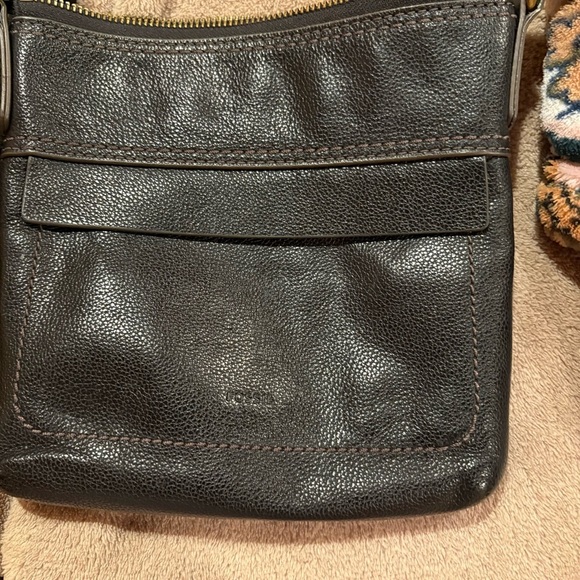 Fossil AIDA small crossbody leather black used - Picture 4 of 13